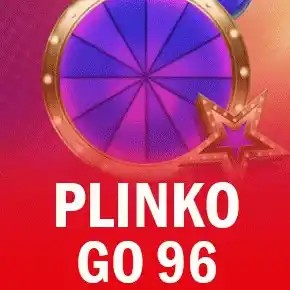 Plinko Go 96 online game logo by OneXTwo Gaming on casinohotwin.be